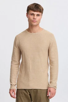 Indicode Strickpullover IDJadas Beige/Khaki/Braun
