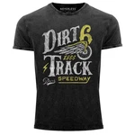 Neverless Print-Shirt Vintage Dirt Track Racing 