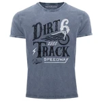 Neverless Print-Shirt Vintage Dirt Track Racing 