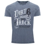 Neverless Print-Shirt Vintage Dirt Track Racing 