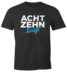 MoonWorks Print-Shirt Herren T-Shirt Geschenk zum 18. Geburtstag (achtzehn) 