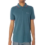 Ben Sherman Signature Polo Blau/Türkis/Hellblau/Grün