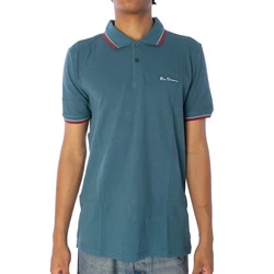 Ben Sherman Signature Polo Blau/Türkis/Hellblau/Grün