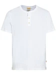camel active Henleyshirt Weiß/Creme/Grau