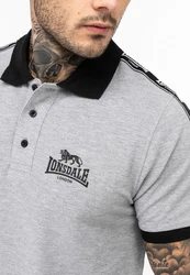 Lonsdale Poloshirt SETTER Grau/Hellgrau/Silber
