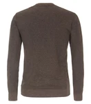 CASAMODA Sweatshirt SNOS Pullover O-Neck Grau/Khaki/Dunkelbraun/Braun/Rot