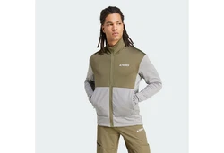 adidas TERREX Fleecejacke TERREX MULTI LIGHT Dunkelgrün/Khaki/Hellgrau/Beige/Grau