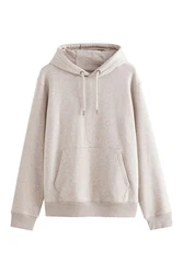 Next Kapuzensweatshirt Premium-Hoodie Braun/Beige/Khaki/Grau