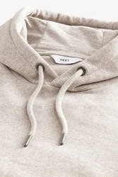Next Kapuzensweatshirt Premium-Hoodie Braun/Beige/Khaki/Grau