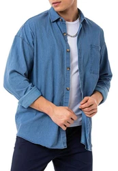 RedBridge Jeanshemd in zeitlosem Denim Design Hellblau/Blau