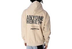 Pegador Sweatjacke PGDR Gien Oversized Beige/Khaki/Braun