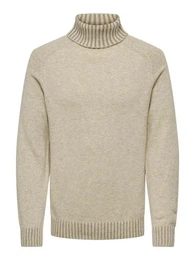 Rollkragenpullover -Wool Roll Knit Pullover von Only&Sons Zeitloser Stil und Komfort