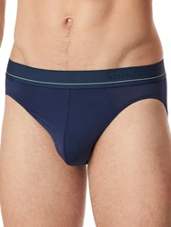 Schiesser Slip Rio Pure Micro Dunkelblau/Blau