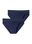 Schiesser Slip Rio Pure Micro Dunkelblau/Blau