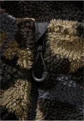 Brandit Steppweste Teddyfleece Vest Men Dunkelgrün/Braun/Schwarz