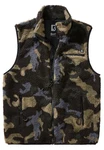 Brandit Steppweste Teddyfleece Vest Men Dunkelgrün/Braun/Schwarz