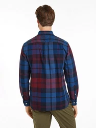 Tommy Hilfiger Langarmhemd OXFORD BLACKWATCH CHK RF SHIRT Schwarz/Grün/Blau