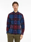 Tommy Hilfiger Langarmhemd OXFORD BLACKWATCH CHK RF SHIRT Schwarz/Grün/Blau