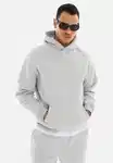 COFI Casuals Basic Oversized Hoodie Premium Kapuzenpullover Unisex Grau/Hellgrau