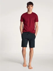 CALIDA Pyjamashorts Remix Basic Sleep Herren Dunkelblau/Hellblau/Blau