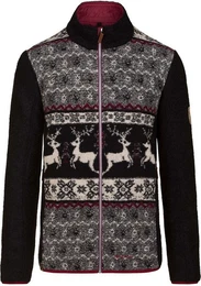 Anorak BANKERJOCH SCHWARZ-BEIGE-BORDEAUX