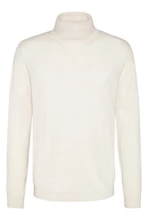 Digel Rollkragenpullover Francis Weiß/Khaki/Creme/Beige