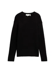 TOM TAILOR Denim Strickpullover Schwarz