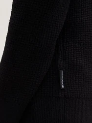 TOM TAILOR Denim Strickpullover Schwarz