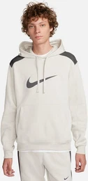 Hoodie M NSW SP FLC HOODIE BB LIGHT BONE/IRON GREY