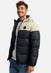 Indicode Winterjacke INBiviano Beige/Schwarz