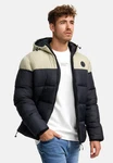 Indicode Winterjacke INBiviano Beige/Schwarz