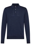 Digel Polokragenpullover Damy Dunkelblau/Blau