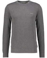Gant Strickpullover R-Neck COTTON PIQUE C-NECK Dunkelgrau/Grau/Hellgrau