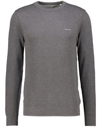 Gant Strickpullover R-Neck COTTON PIQUE C-NECK Dunkelgrau/Grau/Hellgrau