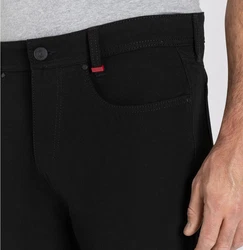 MAC JEANS 5-Pocket-Jeans Straight uni regular Schwarz