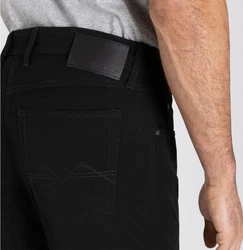 MAC JEANS 5-Pocket-Jeans Straight uni regular Schwarz