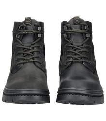 Jeep Stiefelette Schnürstiefelette Schwarz/Orange