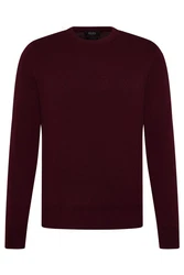 Digel Rundhalspullover Faros Dunkelrot/Lila/Bordeaux