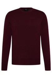 Digel Rundhalspullover Faros Dunkelrot/Lila/Bordeaux