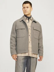 JACK & JONES Jacke JPRBlurussel (1-St) Khaki/Beige/Braun/Grau