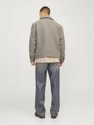 JACK & JONES Jacke JPRBlurussel (1-St) Khaki/Beige/Braun/Grau