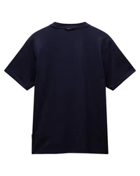 Napapijri T-Shirt PORTALET 1-tlg Dunkelblau/Schwarz