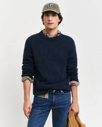 Gant Strickpullover Dunkelblau/Hellblau/Blau