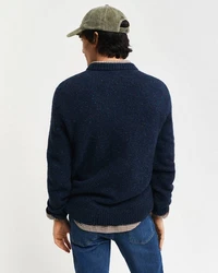 Gant Strickpullover Dunkelblau/Hellblau/Blau
