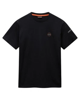 Napapijri T-Shirt Softshell BADGE schwarz