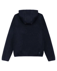 Colmar Strickjacke mit Kapuze Dunkelblau/Blau
