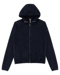 Colmar Strickjacke mit Kapuze Dunkelblau/Blau