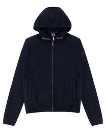 Strickjacke Herren Strickjacke mit Kapuze (1-tlg)