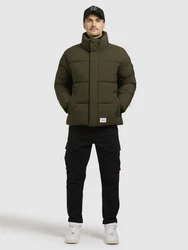 khujo Steppjacke DUNGH MATT Dunkelgrün/Khaki