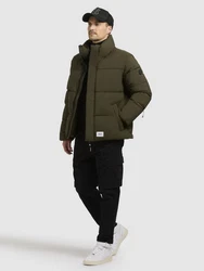 khujo Steppjacke DUNGH MATT Dunkelgrün/Khaki